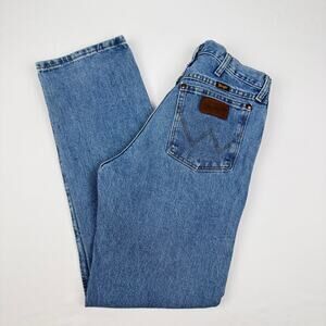 Wrangler 47MWZ Regular Fit Blue Jeans Cowboy Western Denim 32x32